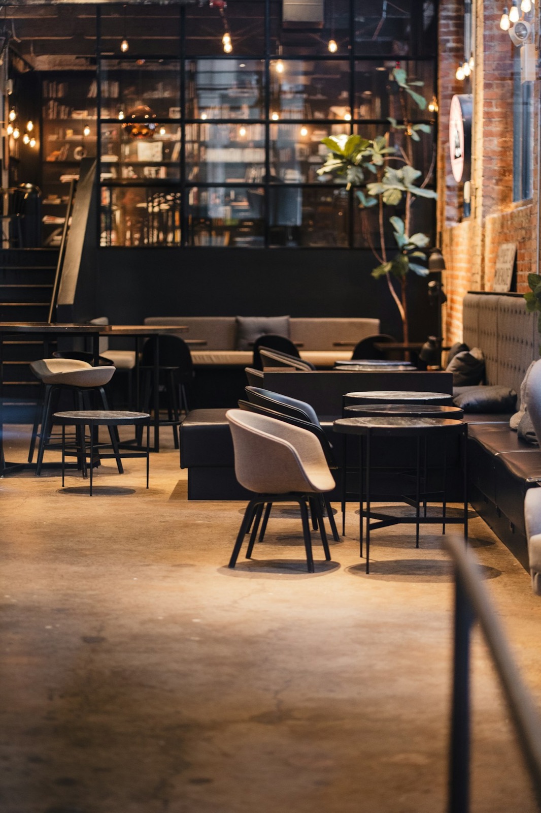 A cozy café interior